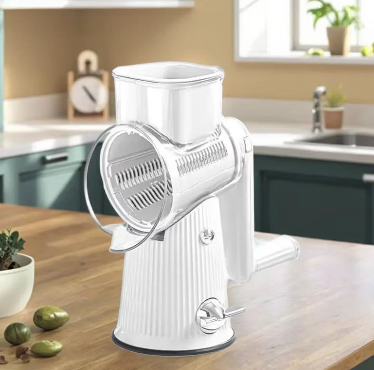 Tornado Multifunctional Vegetable Cutter Hand Rock Cylinder Kitchen Artifact for Convenient Fruit Vegetable Cutting Wholesale