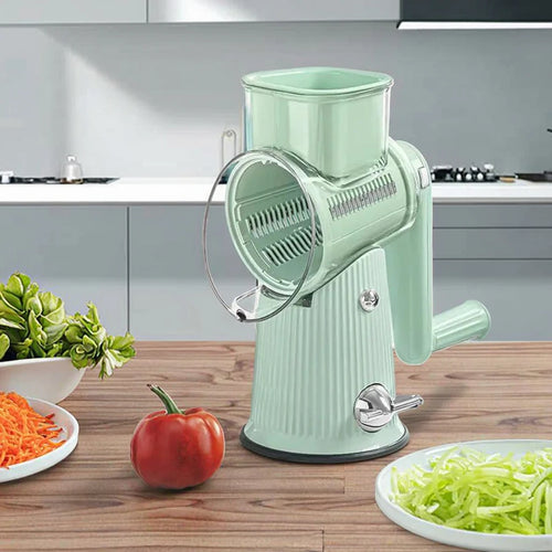 Tornado Multifunctional Vegetable Cutter Hand Rock Cylinder Kitchen Artifact for Convenient Fruit Vegetable Cutting Wholesale